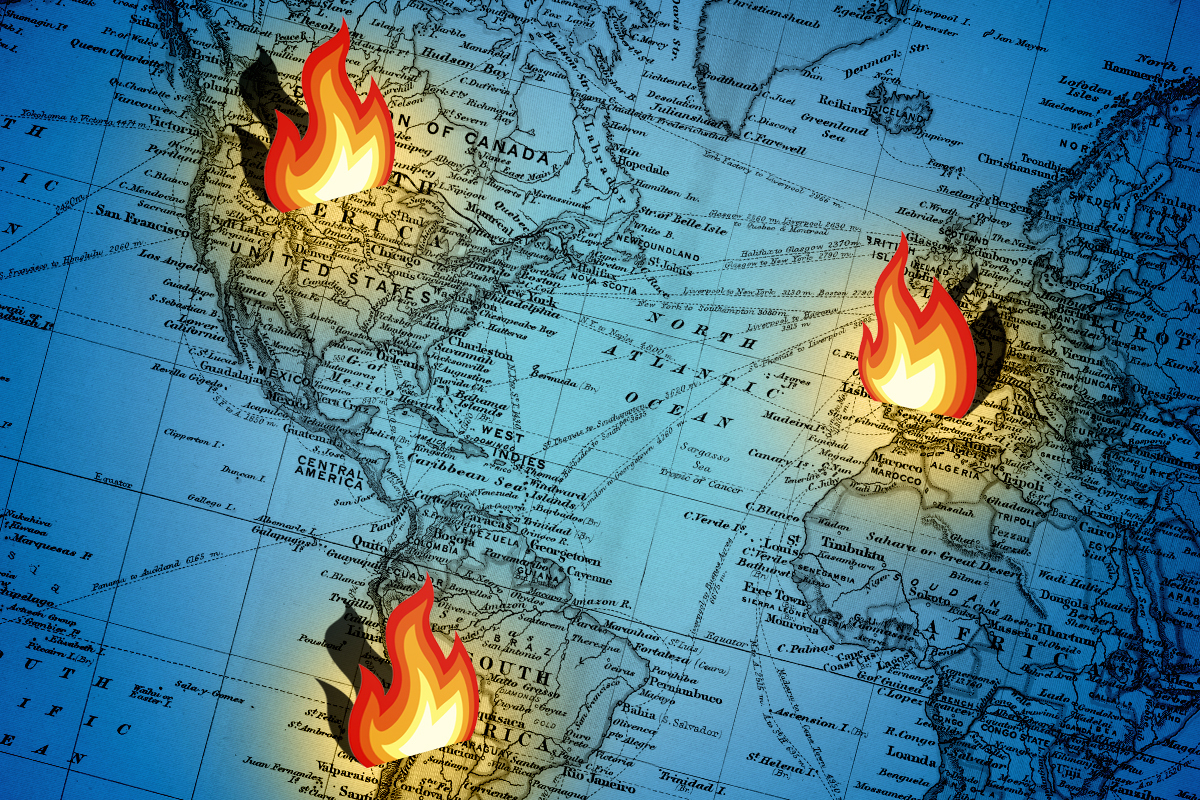 Alberta On Fire Must Be You Know What Climate Discussion Nexus   230524 HeatMap FlameMap 