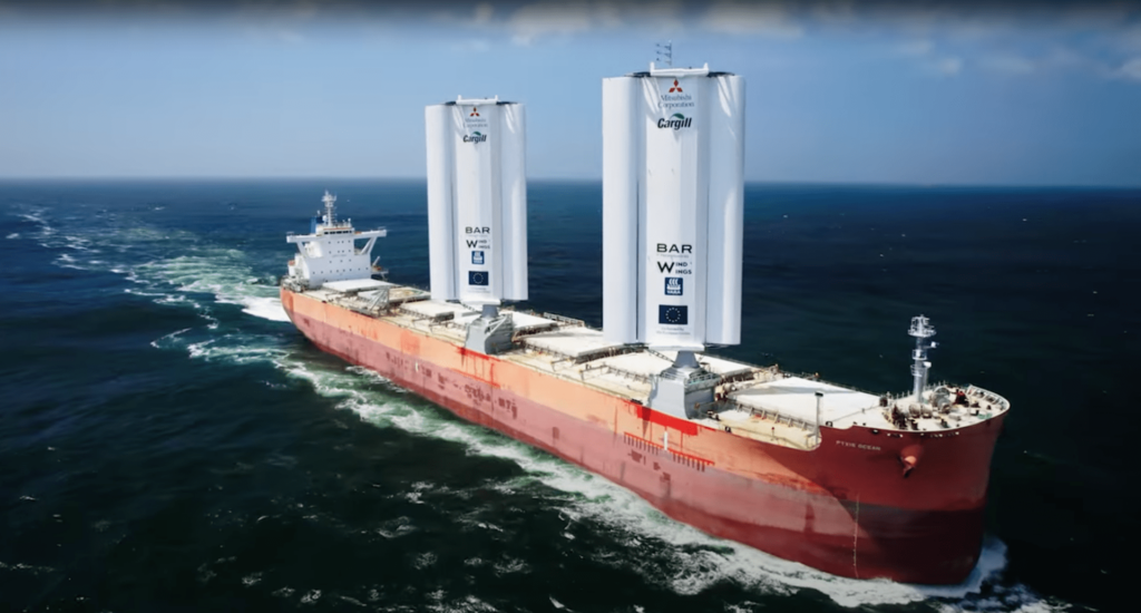 World’s First Wind Powered Cargo Ship – Pyxis Ocean