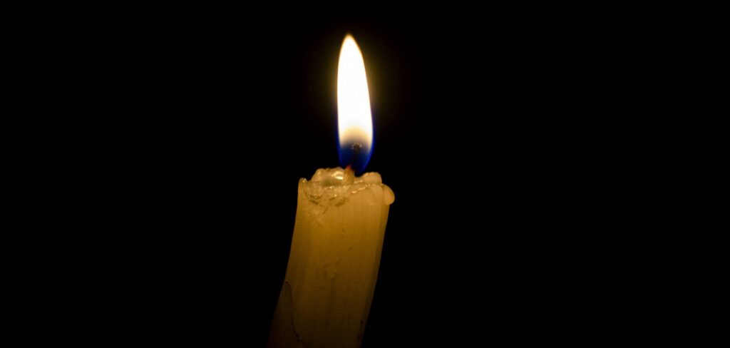 Candle burning