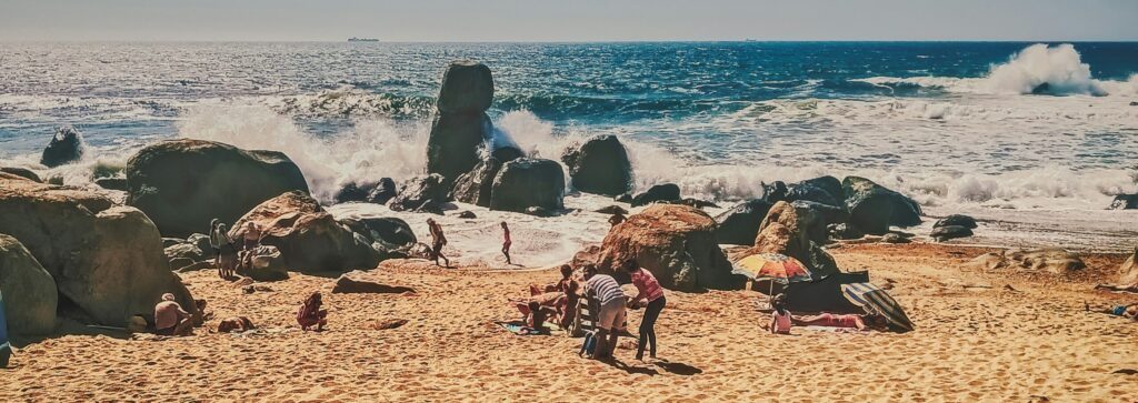 Family at a Beach