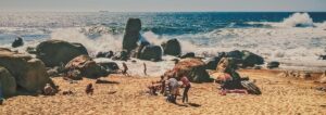 Family at a Beach