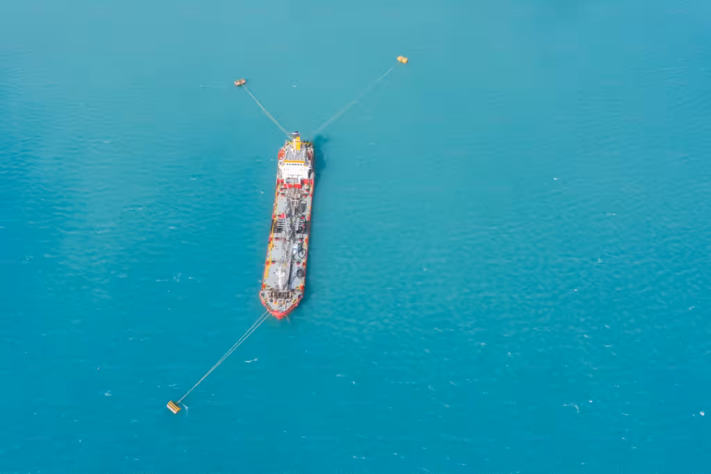 Ships transporting things across the ocean